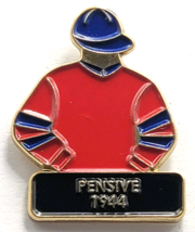 1944 Kentucky Derby Winner Pensive Jockey Silks Pin Horse Racing Memorab... - $14.99 1944 Kentucky Derby Winner Pensive Jockey Silks Pin Horse Racing Memorab... - $14.99