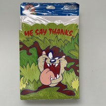 Vintage Looney Tunes Thank You Notes - Tasmanian Devil &quot;Me Say Thanks&quot; Taz - £11.83 GBP