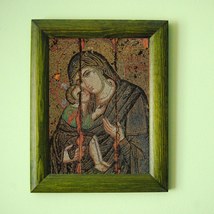 The Virgin of Tenderness, Wall Art, Orthodox iconography, Poster and Canvas  - £11.22 GBP+