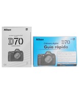 Nikon D70 Digital Camera Instruction Guide in SPANISH Guía - $14.99 CAD