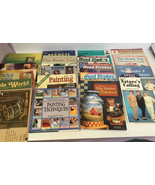 Craft 19 mixed wood and fabric stencil picture  painting magazine book b... - €18,30 EUR