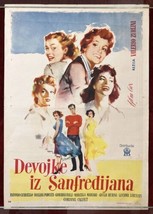 Le Ragazze Di San Frediano Movie Poster Vintage Zurlini 1955 - £51.94 GBP