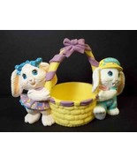 Hallmark Crayola plastic bunnies with basket figurine 1991 original box ... - £5.46 GBP