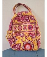 Vera Bradley Bali Gold Let&#39;s Do Lunch Medium Lined Insulated Zip Lunch B... - $391.16 MXN