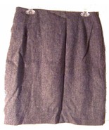 Maggie Lawrence Gray Speckled 100% Wool Skirt Size 12 - £21.62 GBP