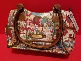 Treviso Purse Tote Shoulder Bag Handbag Jacquard Satchel Accessory Fashi... - £20.19 GBP