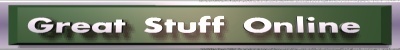 A welcome banner for Great Stuff Online's booth