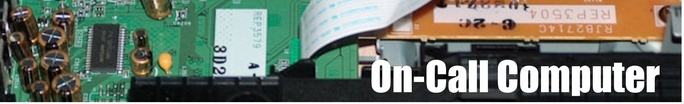A welcome banner for On-Call Computer