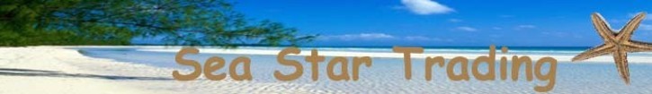 A welcome banner for SEA STAR TRADING