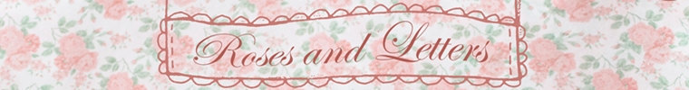 A welcome banner for Roses and Letters