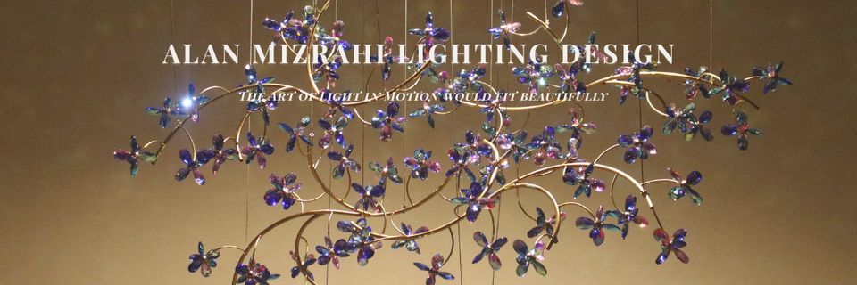A welcome banner for Alan Mizrahi Lighting Design
