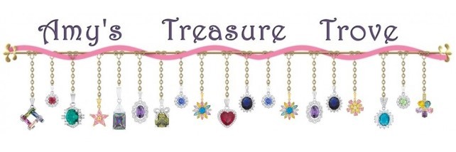 A welcome banner for Amy's Treasure Trove