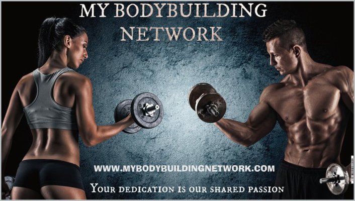 A welcome banner for My Bodybuilding Network