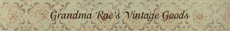A welcome banner for Grandma Rae's Booth