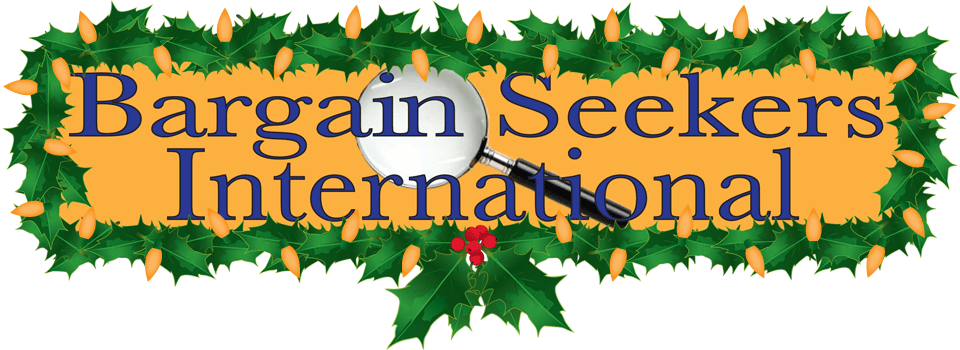 A welcome banner for Bargain Seekers International by Hoppyeshopper