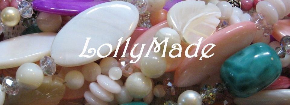 A welcome banner for LollyMade Jewelry and Accessories