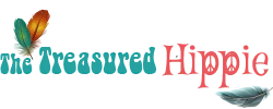 A welcome banner for The Treasured Hippie