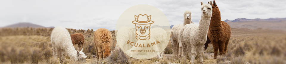 A welcome banner for ECUALAMA Fair Trade