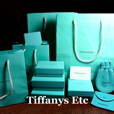 A welcome banner for Tiffanys Etc 
