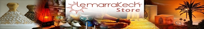 A welcome banner for Le Marrakech Store