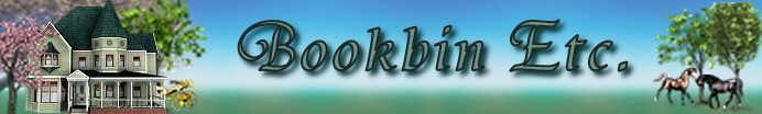 A welcome banner for Bookbin Etc Country Variety