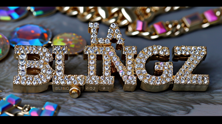 A welcome banner for LA BLINGZ