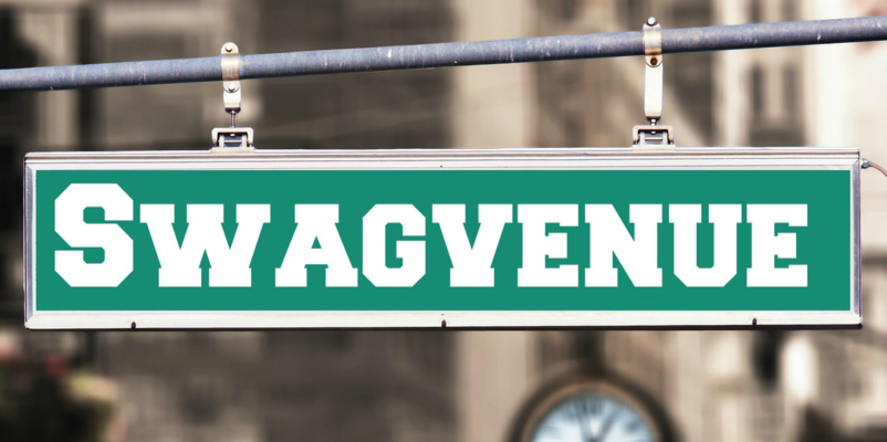 A welcome banner for Swagvenue