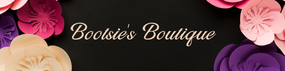 A welcome banner for Bootsie's Boutique