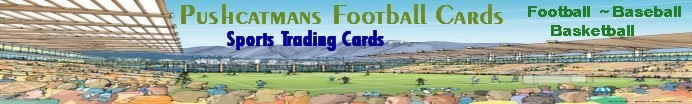 A welcome banner for pushcatman's football cards 