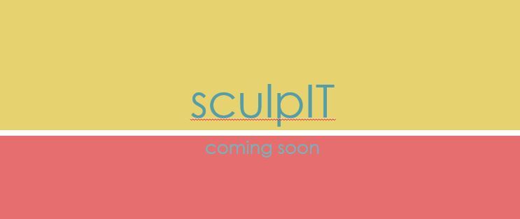 A welcome banner for sculpIT Bazar