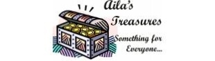 A welcome banner for Aila's Treasures