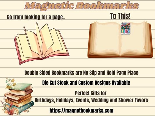 A welcome banner for Magnetic Bookmarks