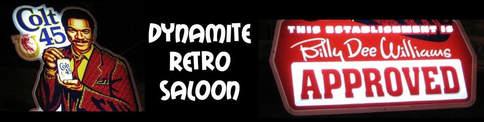A welcome banner for Dynamite Retro Online Store 