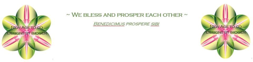 A welcome banner for New Age to go and Designs by Imogen