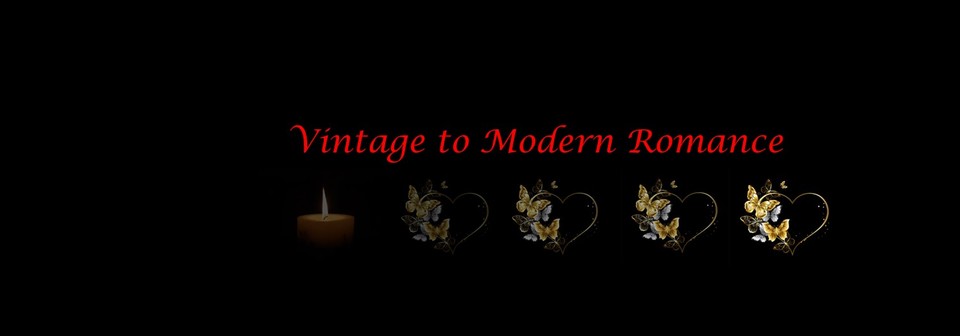 A welcome banner for Vintage to Modern Romance