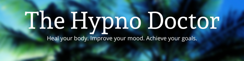 A welcome banner for The Hypno Doctor