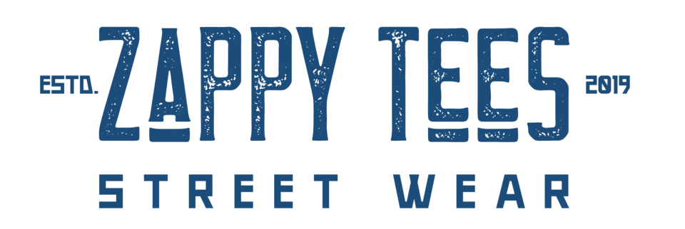 A welcome banner for Zappy Tees