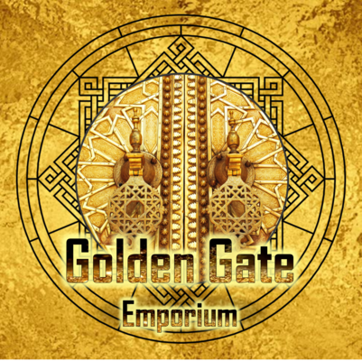 A welcome banner for Golden Gate Emporium