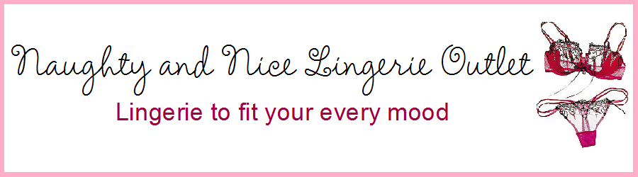 A welcome banner for Naughty and Nice Lingerie Outlet