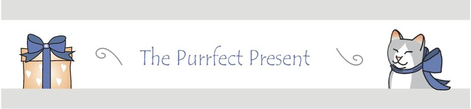 A welcome banner for the purrfect present