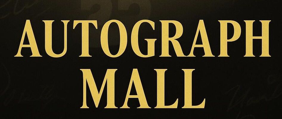 A welcome banner for Autograph's store