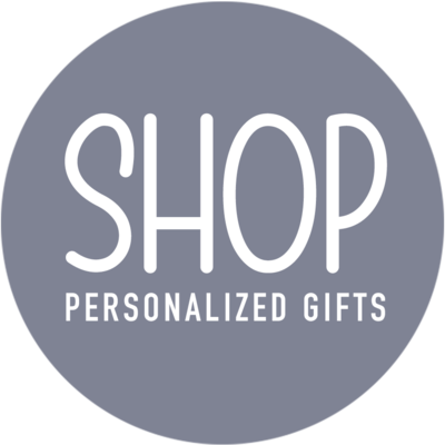 A welcome banner for Shop Personalized Gifts