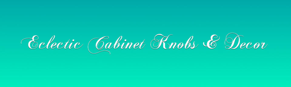 A welcome banner for Eclectic Cabinet Knobs & Decor