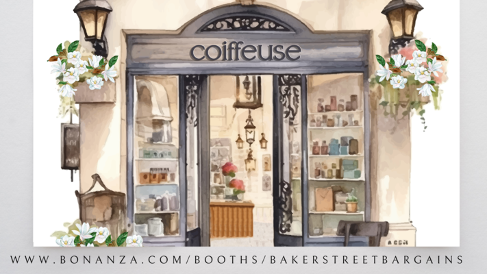 A welcome banner for Baker Street Bargains