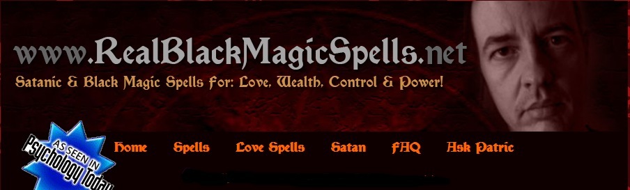 A welcome banner for RealBlackMagicSpells - Black Magic Spells