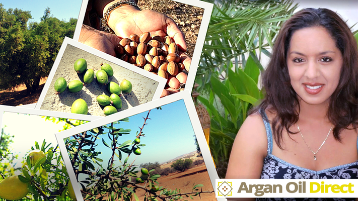 A welcome banner for Argan Oil Direct