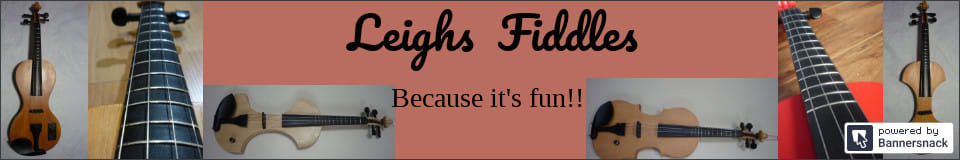 A welcome banner for Leighs Fiddles