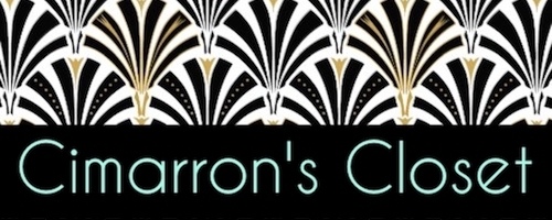 A welcome banner for Cimarron's Closet & Boutique