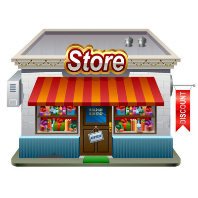 A welcome banner for JoAnnes Gift Shop