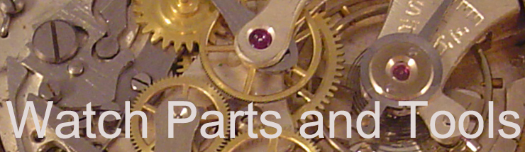 A welcome banner for timebymail UK - watch parts and spares